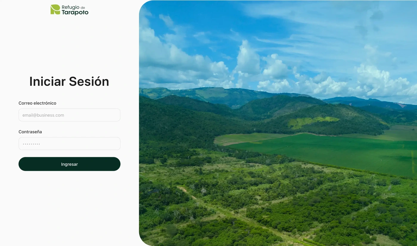Refugio de Tarapoto Software screenshot